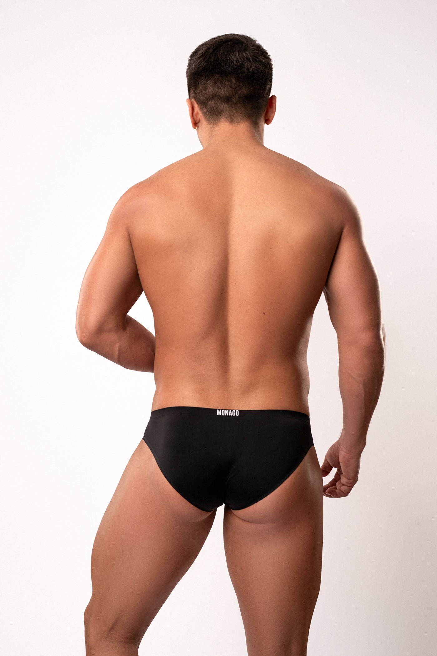 Black seamless brief